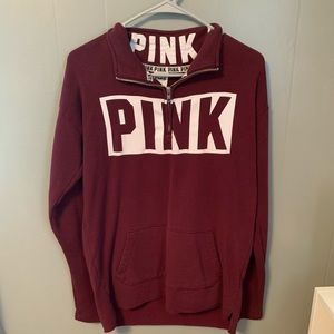 VS PINK half zip